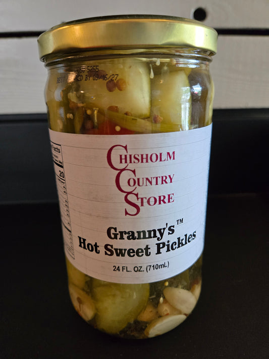 Granny's Hot Sweet Pickles