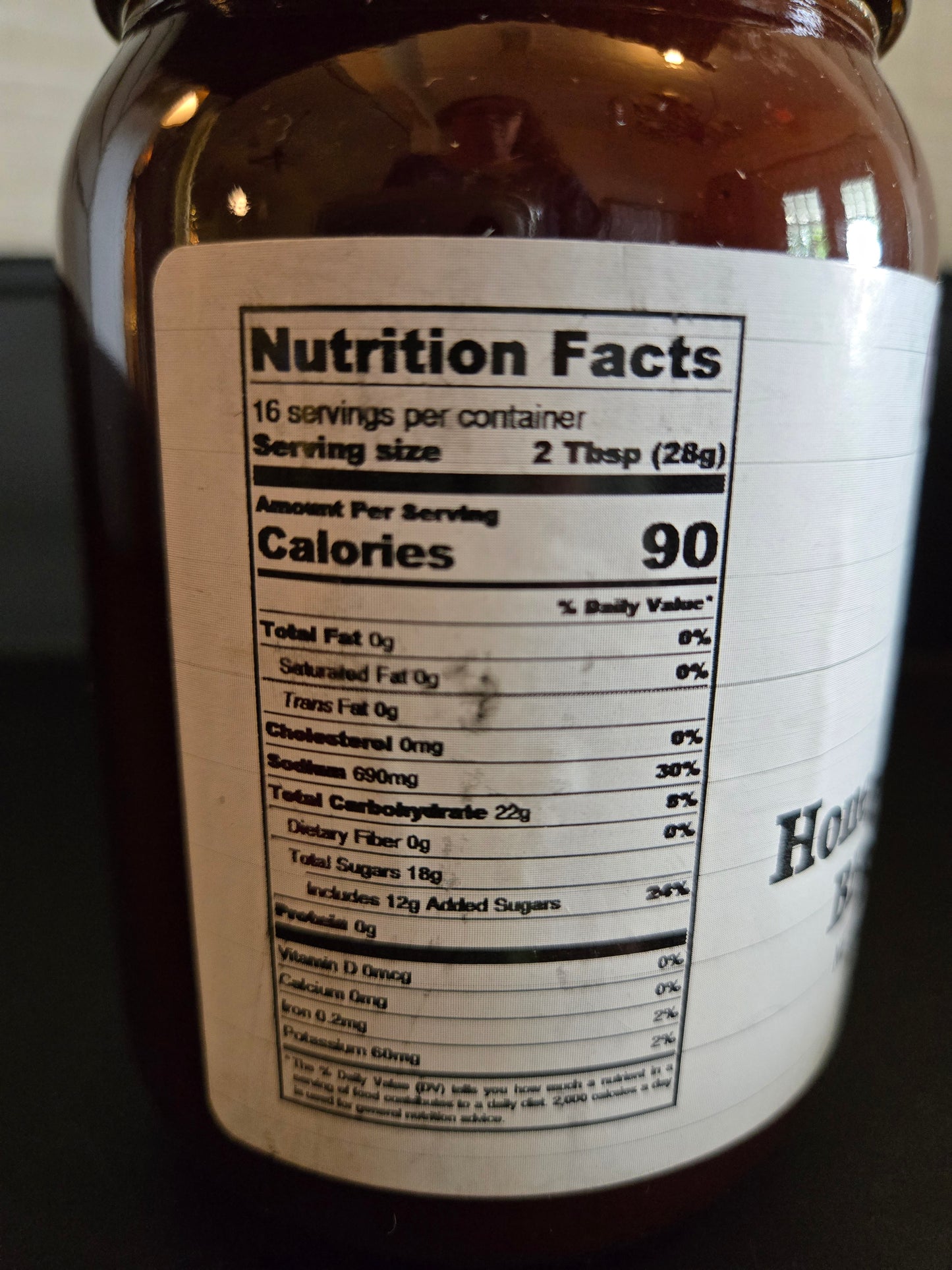 Honey Habanero BBQ Sauce